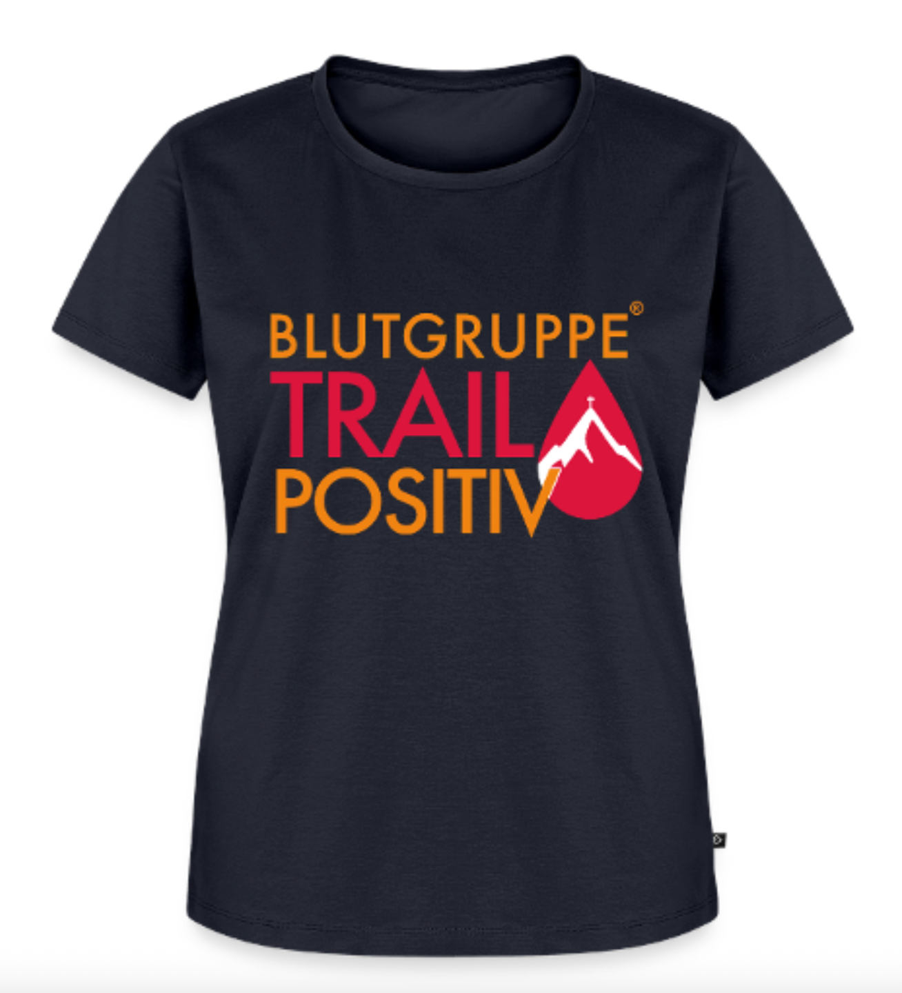 Blugruppe Trail Positiv kurzärmliges T-Shirt - Frauen